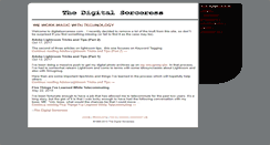 Desktop Screenshot of digitalsorceress.com